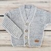 CARDIGAN V GRIS