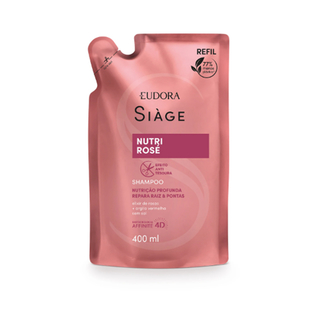 Refil Eudora Shampoo Siàge Nutri Rosé 400ml