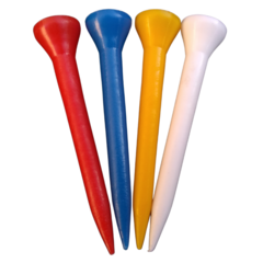 Tees De Golf Plásticos Y Con Altura Ideal Colores varios Pack X 100 - tienda online