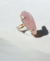 Anillo Frigg - cuarzo rosa -