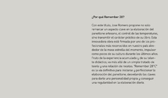 REMEMBER 28ºC - JOSE ROMERO (NOVEDAD) - tienda online