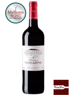 Vinho Château Puycarpin Bordeaux Supérieur 2015 - 750 ml