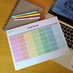 Planner Mensual · Block Color - comprar online