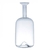 Florero Botella vidrio transparente - A - Conceptual