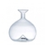 Florero Botella vidrio transparente - A - Conceptual on internet