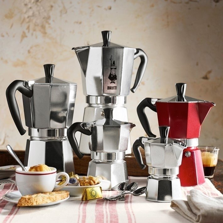 Cafetera Bialetti Moka Negra Capacidad 3 Tazas — Mis Petates