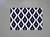 Set x 2 Individuales en MDF - estampado Ikat azul - Placement