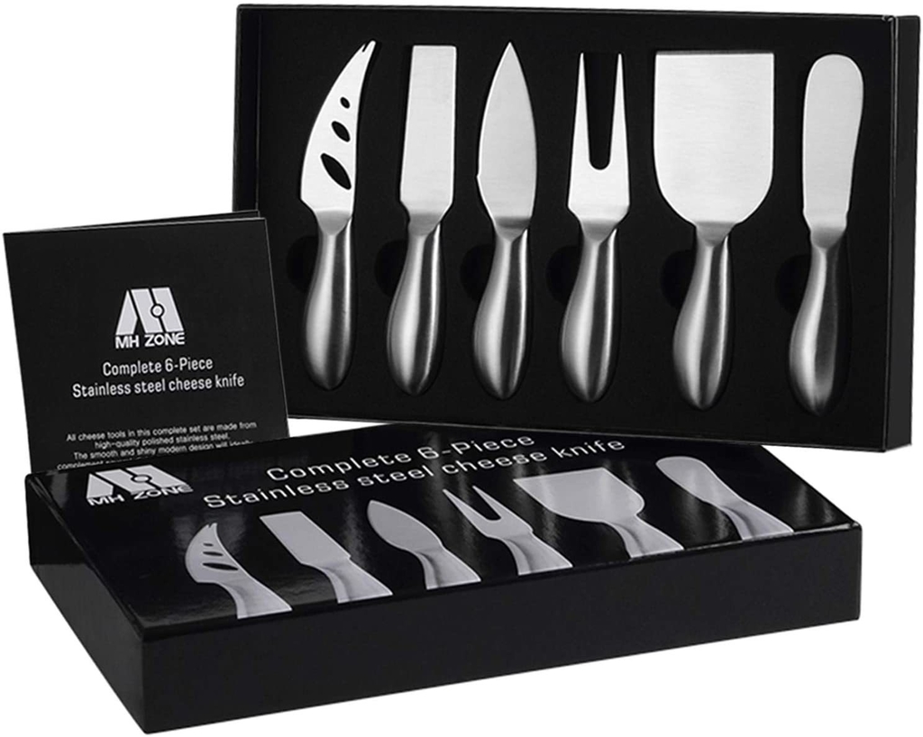 Acopa 6-Piece Stainless Steel Cheese Knife Set