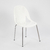 SILLA NINA PATAS CROMADAS PLASTICA - comprar online