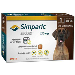 Simparic para Cães de 40,1 a 60 Kg (120 mg)