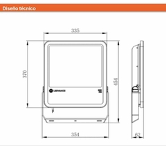 REFLECTOR LED FLOODLIGHT PFM 200W LUZ FRIA - comprar online