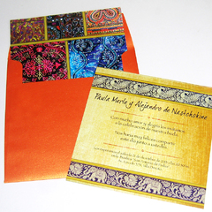casamiento arte invitaciones weddings cards personalizada india hindú yoga