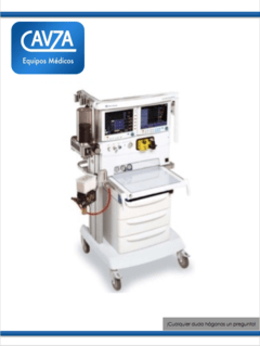 Maquina de Anestesia Datex Ohmeda ADU con Monitoreo