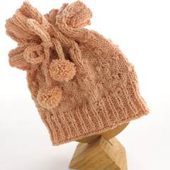 Cuello gorro Fleuri - anaranjado asalmonado suave - comprar online