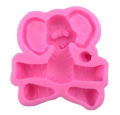 Molde Silicone Animais Elefante 3d Pasta Americana Biscuit M14 - comprar online