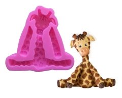 Molde Silicone Animais Girafa 3d Pasta Americana M112