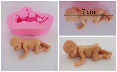 Molde De Silicone Bebê 7 Cm - Para Culinária / Confeitaria M20