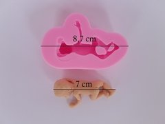 Molde De Silicone Bebê 7 Cm - Para Culinária / Confeitaria M20 - Coisas da  Lua