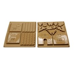 Molde Silicone Casa 3d Natal Chocolate Pasta Americana M120 - Coisas da  Lua