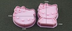 Cortadores De Biscoito Personagem Hello Kitty Com Carimbo 3d na internet