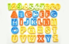 Cortador Letras E Números Para Pasta/biscoitos Kit Com 36 pçs P02