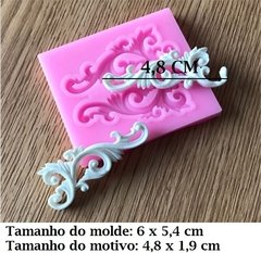 Molde Silicone Decoração X155 Pasta Americana Biscuit M46 na internet