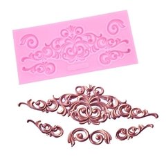 Molde Silicone Decoração X157 Pasta Americana Biscuit M47