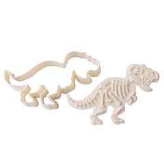 P17 Cortador Biscoito 3d Dinossauro Pasta Americana Kit C/ 3 Pçs - comprar online