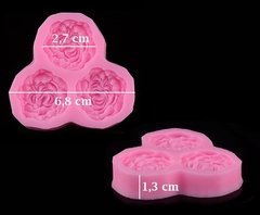 Molde Silicone Flor Flores Pasta Americana Biscuit - Coisas da  Lua