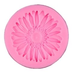 M59 Molde Silicone Flor Girassol Pasta Americana Biscuit - comprar online