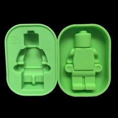 M73 Molde Silicone Boneco Lego 3D Pasta Americana Chocolate - comprar online