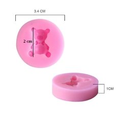 Molde Silicone Mini Urso Pasta Americana Biscuit M114 - comprar online