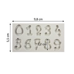 Molde de Silicone Alfabeto Letras e Numeros 2 pçs Pasta Americana M123 na internet