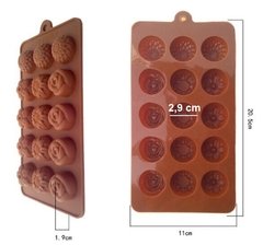 Molde Silicone Forma Flor Pasta Americana Biscuit M61 - comprar online