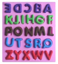 Molde De Silicone Alfabeto - Letras - Para Confeitaria