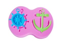 Molde De Silicone Timão E Âncora - para Culinária/confeitaria M12 - comprar online