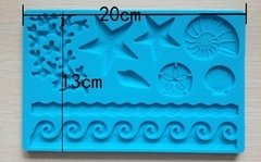 Molde de silicone Fundo do Mar M77 - comprar online