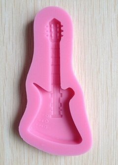 M66 Molde De Silicone Guitarra - Para Culinária / Confeitaria - comprar online