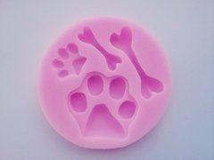 Molde De Silicone Confeitaria Cachorro, Osso, Pata, Pegada M29 - comprar online