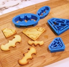 P40 Cortador Heroi Batman Superman Pasta Americana Biscoito