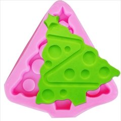 M94 Molde Silicone Pinheiro Arvore Natal Pasta Americana Biscuit