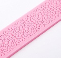 R33 Molde Silicone Renda De Açúcar Arabescos - comprar online