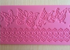 R31 Molde Silicone Borboletas e Flor Renda De Açúcar Pronta entrega - comprar online