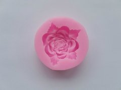 Molde De Silicone Rosa Com Folhas - Para Confeitaria - comprar online