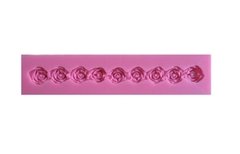 M107 Molde De Silicone Cordão De Rosas - Para Confeitaria - comprar online