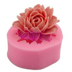 Molde De Silicone Rosa 3,8 Cm - Para Confeitaria