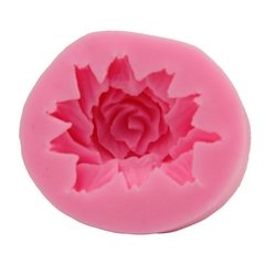 Molde De Silicone Rosa 3,8 Cm - Para Confeitaria - comprar online