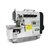 Maquina de Costura Interlock Pesada Eletrônica Sensor Presença Corte Linhas Levanta Calcador Sucção 7000 rpm Zoje ZJ-950E-86-ED3