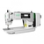 Máquina de Costura Reta Eletrônica com Motor de Passo Motor Direct Drive e Cárter Blindado Zoje A8100-D4-W - comprar online