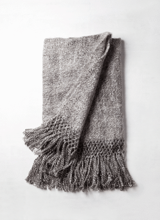 OTOÑO THROW JASPEADO-PLATA